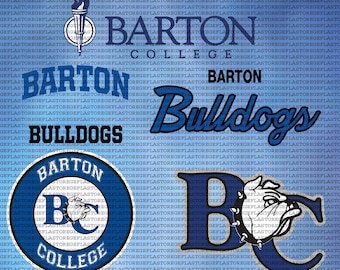 Layered Barton College SVG, Cricut, Bulldogs SVG, Athletics, Football, University, Digital File. Instant Download.