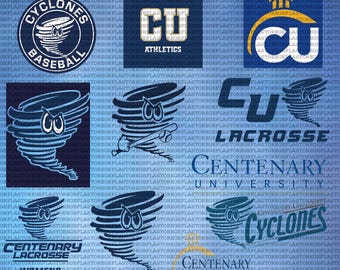 Layered Centenary University SVG, NJ, Cyclones SVG, Cricut, College, Athletics, Football, Instant Download.