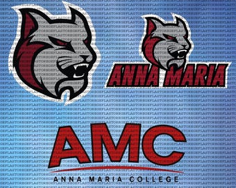 High Quality Anna Maria College SVG, Athletics, Football, Amcats SVG, Cricut, University, Instant Download.