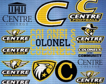 Layered Centre College SVG, Athletics, Colonels SVG, Football, Cricut, University, Digital File.