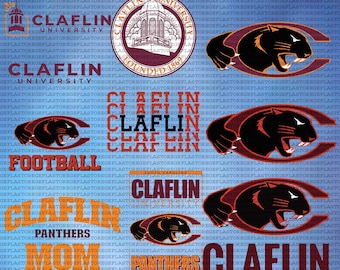 Layered Claflin College SVG, Athletics, Panthers SVG, Cricut, Football, University, Digital File.