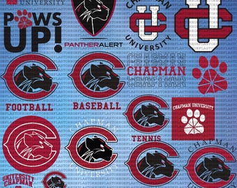 Layered Chapman University SVG, Cricut, Panthers SVG, Athletics, Football, College, Digital File.