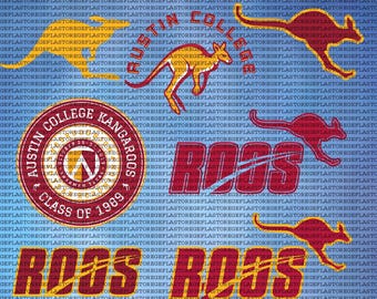 High Quality Austin University SVG, Athletics, Cricut, Kangaroos SVG, Layered File, Football, College, Instant Download.