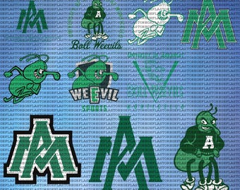 High Quality Arkansas Monticello University SVG, Cricut, Boll Weevils SVG, Athletics, College, Football, Instant Download.
