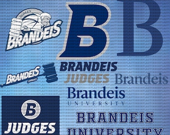 Layered Brandeis University SVG, Athletics, Judges SVG, Cricut, College, Football, Digital File.