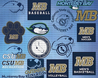 Schichtotter SVG, Leichtathletik, Cal State Monterey Bay Universität SVG, CSUMB, Fußball, College, Cricut, digitale Datei.