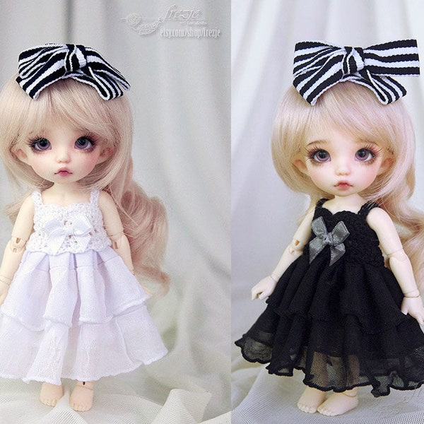 Cute ruffle dress for Pukifee, Lati Yellow