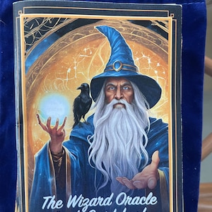 Wizard Oracle Deck | Fantasy Oracle Cards | Guidebook Included | Witchy Divination Deck | Spiritual Gifts | Mystic Card Set