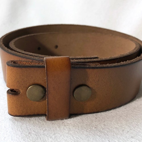 Brown Leather Belt Strap 1.5 Inch Width | Etsy