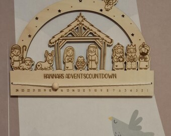 Advent Scoutdown - Nativity Scene - Sustainable Advent Calendar