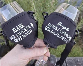 Weinglashalter aus Neopren