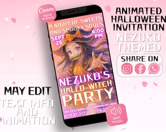 Invito alla festa di Nezuko Hallo-Witch: Anime Halloween (download digitale)