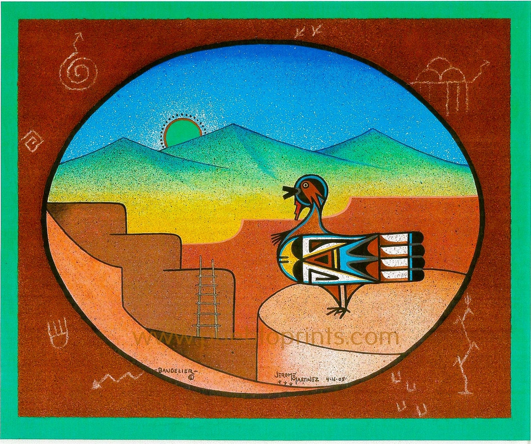Pueblo Indian Art for Sale New Mexico Indian Art Paintings - Etsy