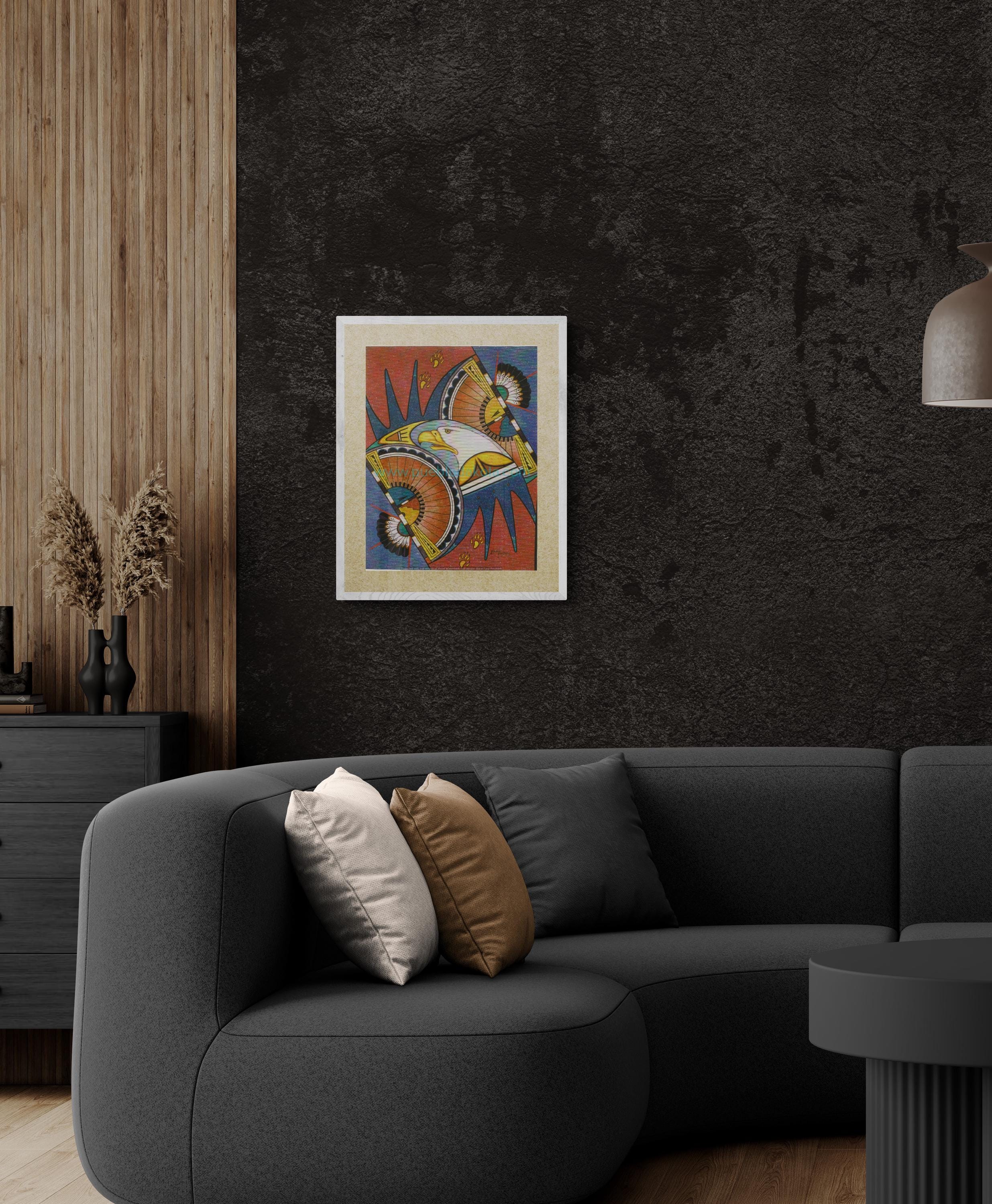 Pueblo Eagle Spirit Print: Native American Art, Southwest Wall Decor - Etsy