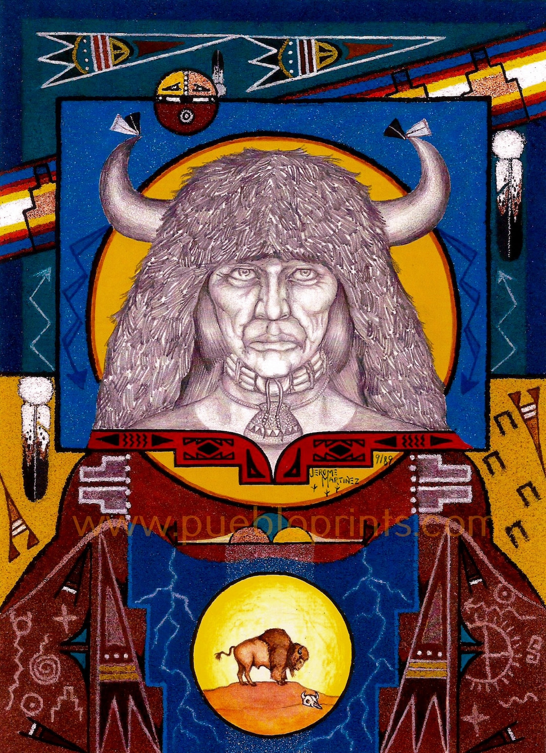 Pueblo Indian Art for Sale, New Mexico Indian Art Paintings for Sale ...