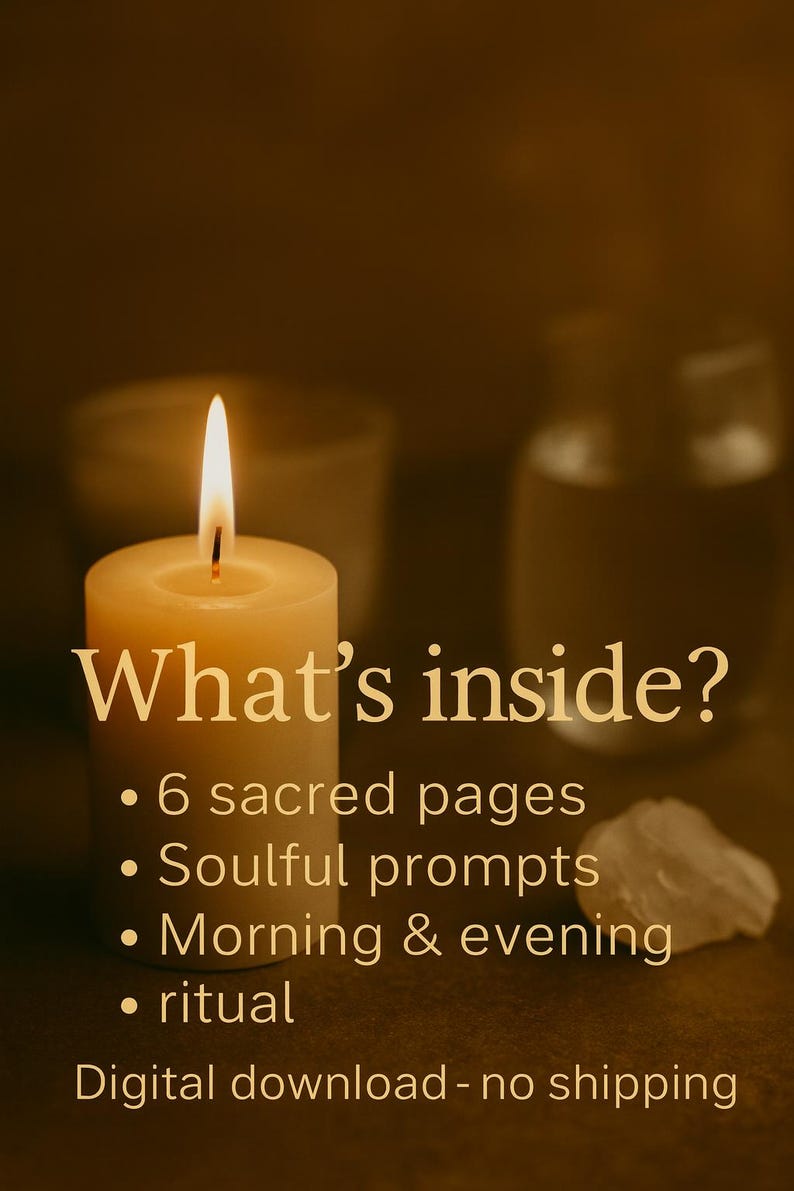 Soulful Rituals A Soft Ritual – A Sacred Printable Guide for Reconnection and Peace - Etsy