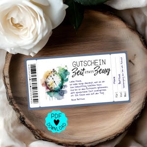 Presentkort för tid istället för saker (utskrivbart) | Sista minuten-present | Ge bort gåvan av tid tillsammans | PDF-present till mamma, bästa vän