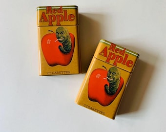 ★希少 ★レッドアップル タバコケース クエンティン・タランティーノ 映画グッズ 楽天市場】レッドアップル「RED APPLE」ロゴ 焼印 レザー 携帯灰皿