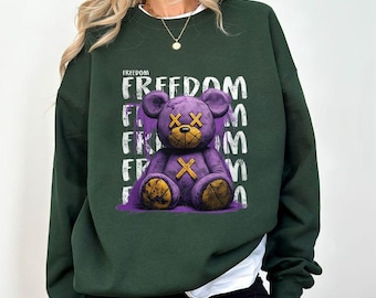 Freedom Bear PNG – Independence Day Teddy Bear Art (Digital Download)