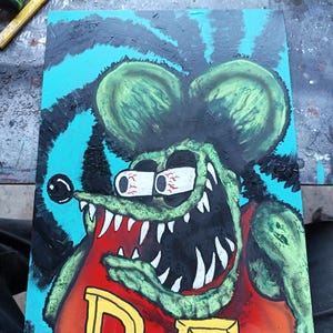 rat fink painting
