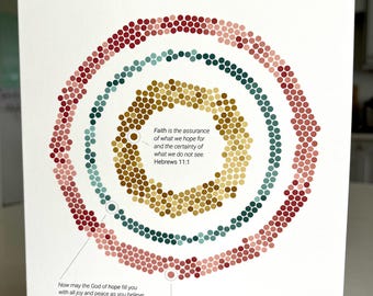 These 3 Remain: Greetings Card - Faith, Hope and Love across the Bible