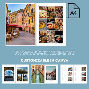 Editable Canva Photobook Template - Make it your own: Travel, Photography, Family, Memories