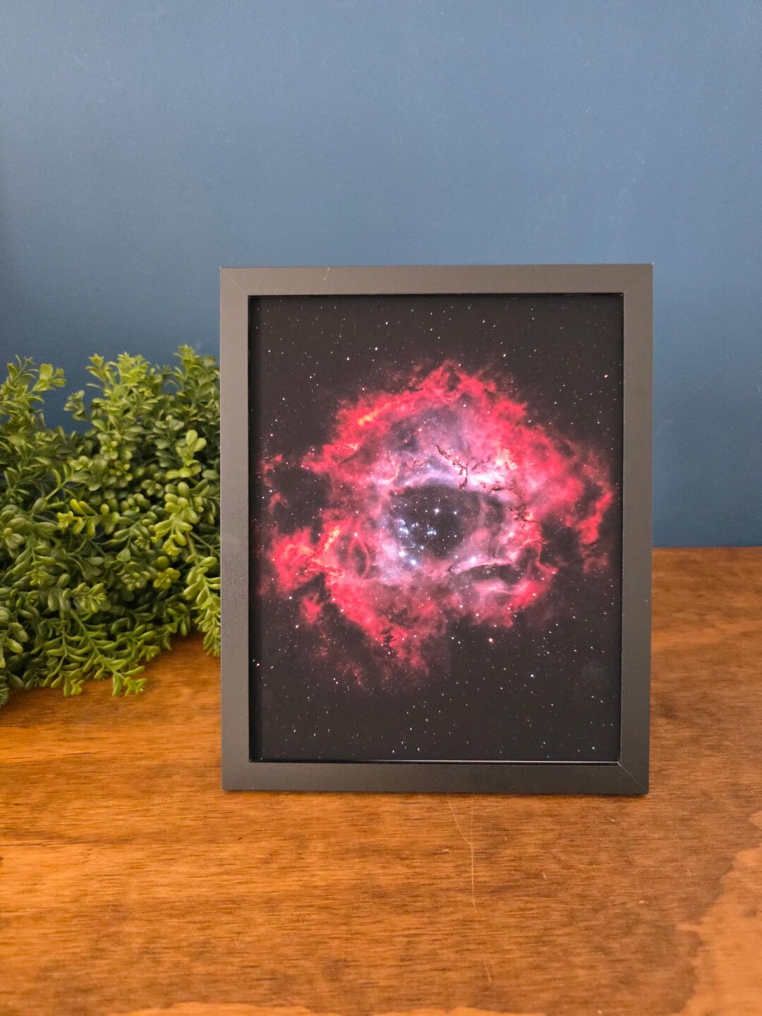 Red Nebula Wall Art 8x10, Cosmic Space Print, Deep Space Astronomy ...