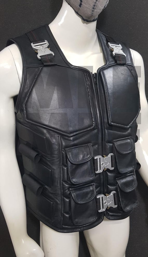 Blade Wesley Snipes Handmade Cosplay Leather Costume Vest Contest Real Leather Season