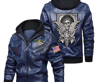 Handmade Leon Kennedy Resident Evil 4 Leather Jacket - Cosplay Halloween Costume
