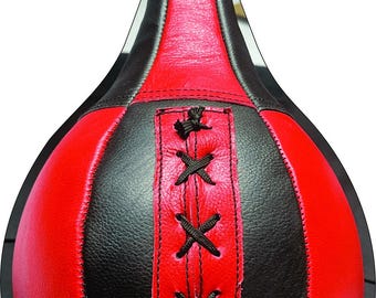 Handmade Cowhide Leather Punching Bag – Arcade Boxer Machine, Extra Bladder