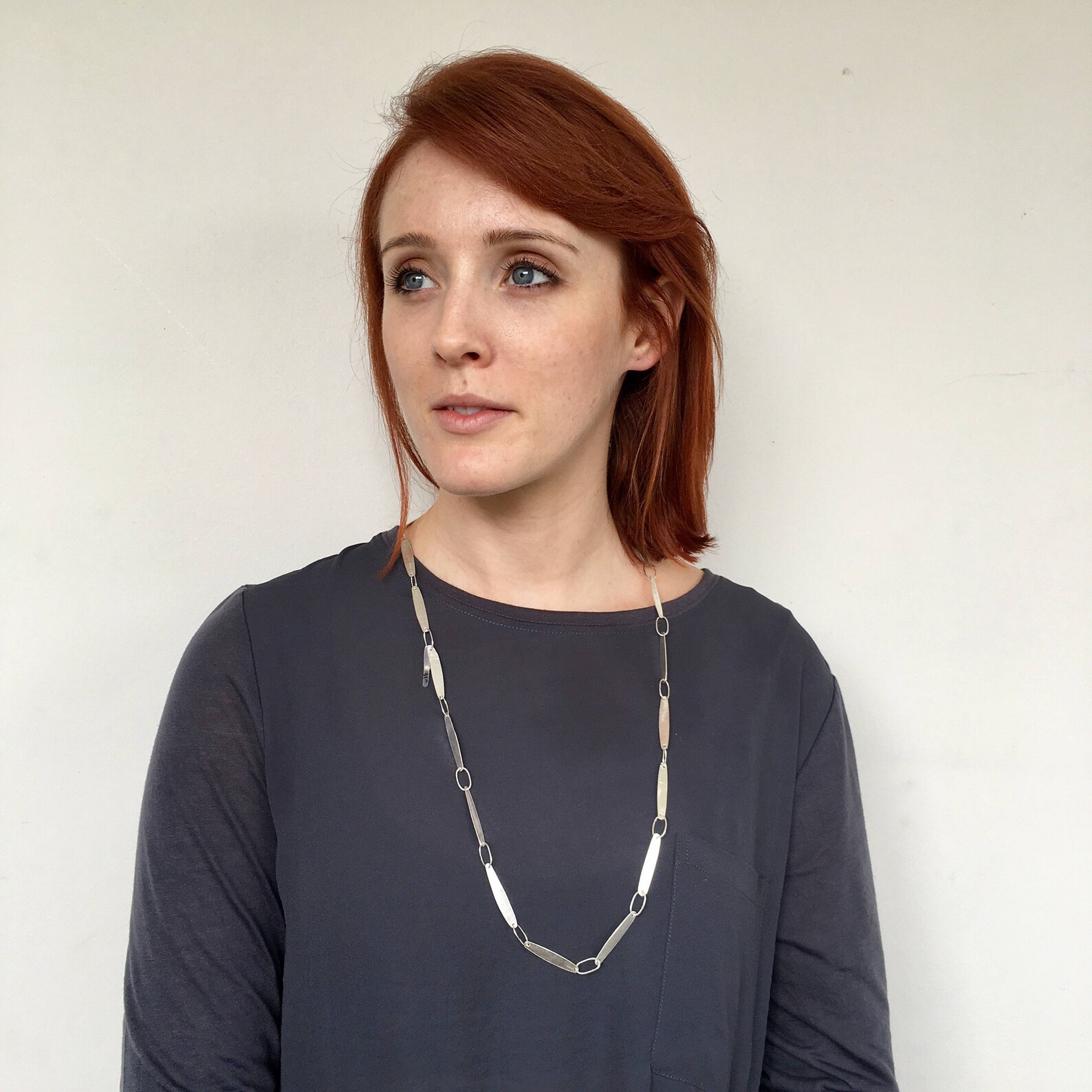 Long Silver Petal Chain No Clasp Chain He Loves Me Etsy UK