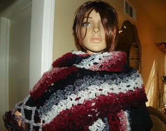 Stunning  Shawl-Wrap-Stole-Neckwarmer Ready to Ship