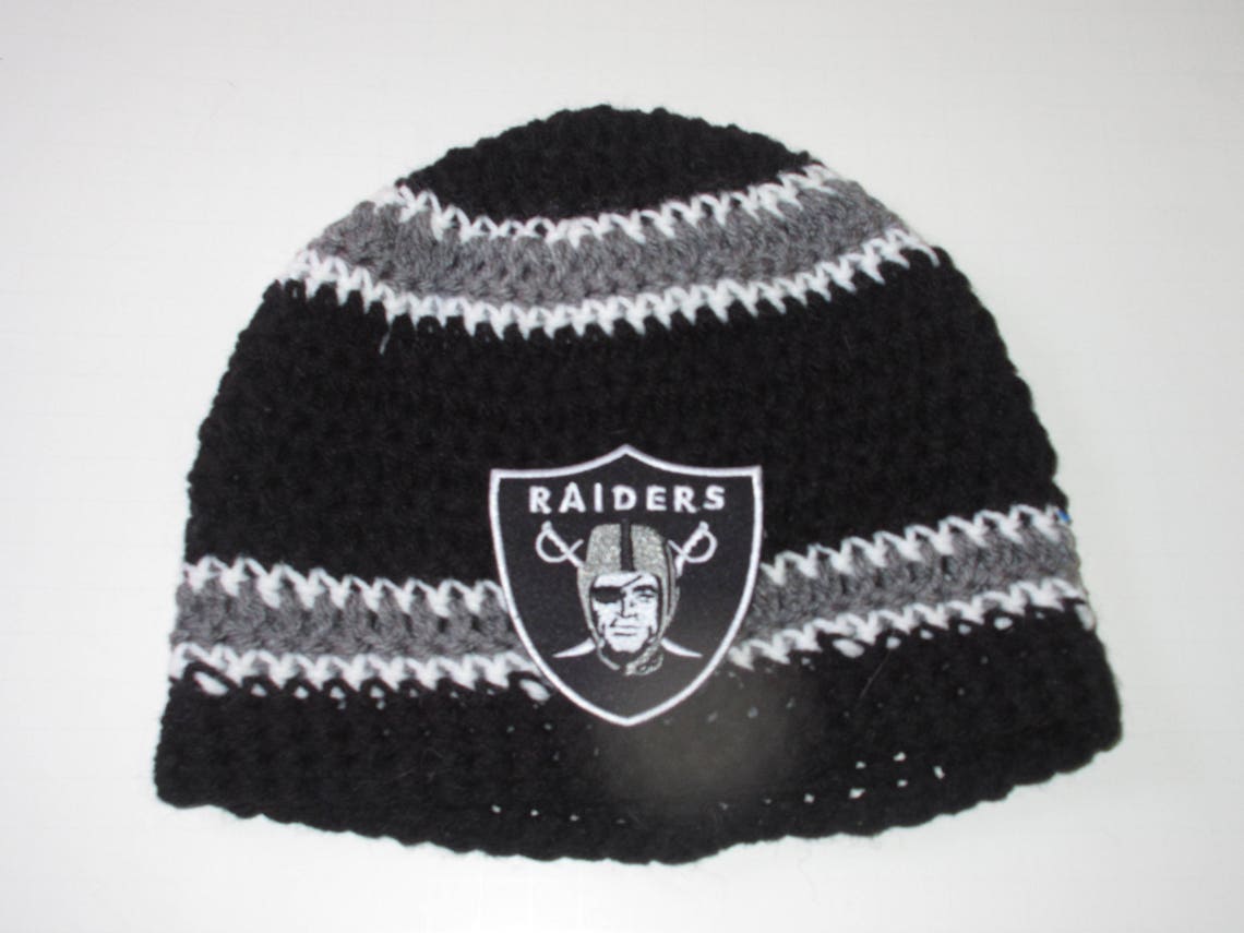 Raiders Beanie Hat Teenadult Etsy