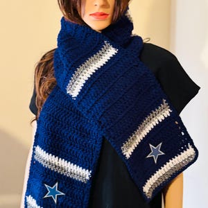 Dallas Cowboys   Scarf Handmade One of a Kind.