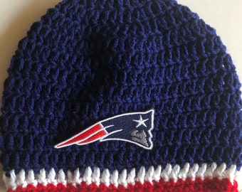 New England Patriots Beanie Hat Teen-Adult Handmade