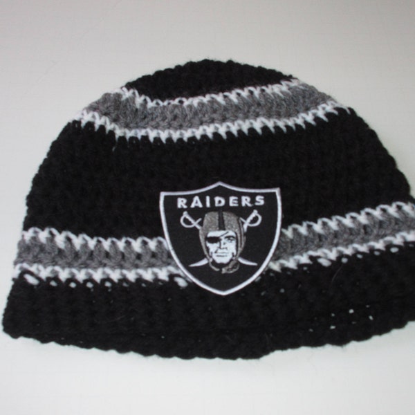 Raiders Beanie Hat Teen-Adult