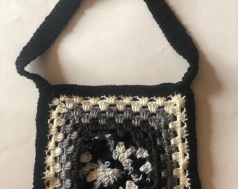 Granny Square Bag Purse Boho Hippe Style Ready to Ship