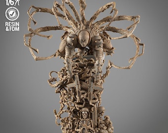 Symbiote Enforcer – Dark Agent STL Statue