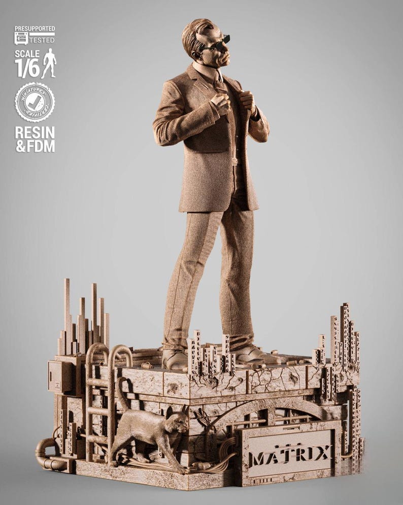 The System Enforcer – Viral Code Antagonist STL Statue - Etsy