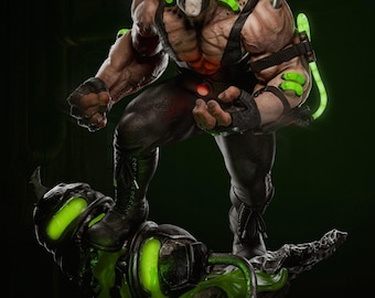 titan dark town - Masked destroyer 3D stl statue