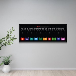 Printable Display Black Background for Speed Champions-Style F1 x10 Build – Digital Wall Art - Instant Download