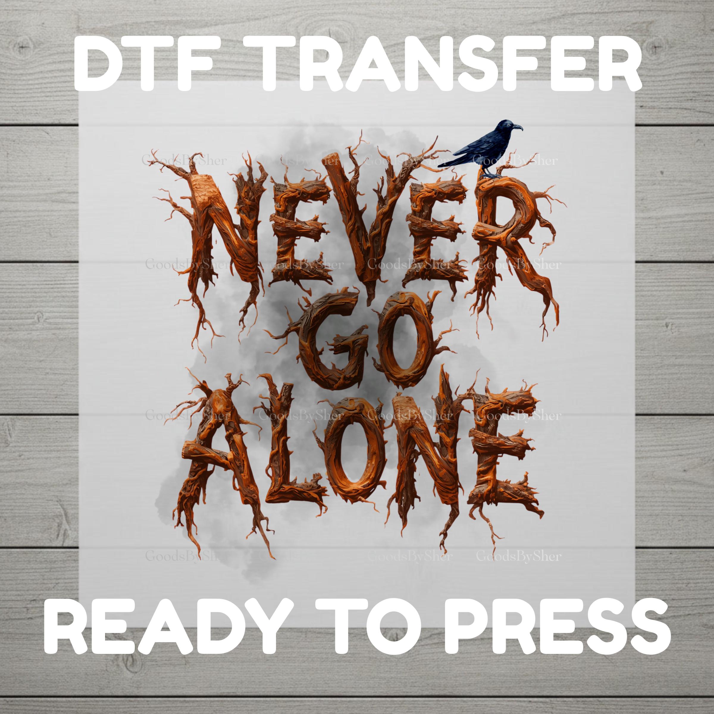 Never Go Alone Halloween Horror Nights - Etsy display picture 1