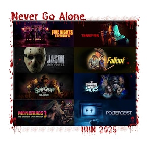 Universal Hollywood - HHN 2025 Halloween Horror Nights - DIGITALE Datei - PNG Format - 2 Variationen