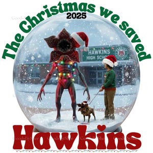 Stranger Christmas – Stranger Things Themed Instant Digital Download, PNG