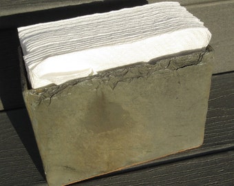 Slate napkin holder # N-75