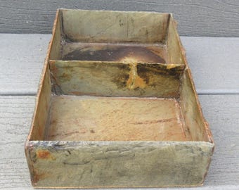 Weathered slate made into a dresser tray. # DT-91