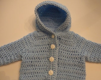 Baby Sweater with Hood