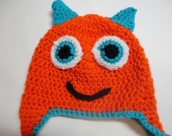 Cute Monster Crochet Hat