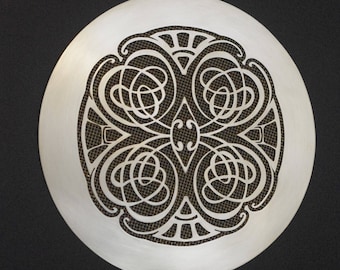 round vent cover with ornament