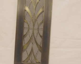bras Art Deco style vent cover
